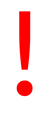 A red exclamation mark on a black background

Description automatically generated